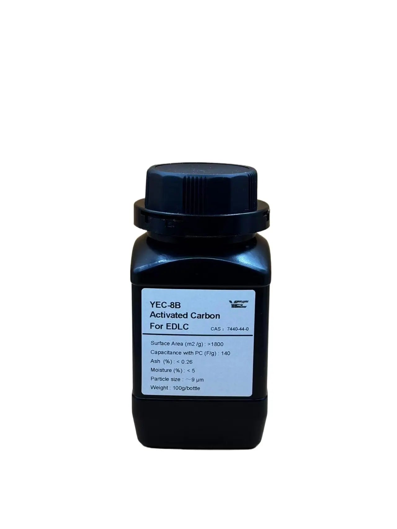 YEC-8B Activated Carbon for Supercapacitor(Organic Electrolyte),100g - BatteryCarbonMaterials